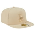 thumbnail image 3 of Men's New Era Light Beige Los Angeles Dodgers Color Pack A-Frame 59FIFTY Fitted Hat, 3 of 5