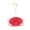Red, variant on Red Flower Hummingbird Feeder - Outdoor Hanging Bird Feeder with UV-Resistant Design, Easy to Clean