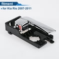 thumbnail image 4 of Manija de puerta interior del lado del pasajero delantero para Kia Rio 2007-2011 Manija de puerta interior No.826201G000 Negro Tono Plateado 1 Pc, 4 of 6