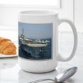 thumbnail image 6 of CafePress - USS Kitty Hawk Large Mug - 15 oz Ceramic Large White Nolvety Mug, 6 of 6