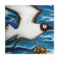 thumbnail image 2 of "Seagull in Heaven's Light" - Canvas, 2 of 25