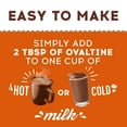 thumbnail image 6 of Ovaltine Chocolate Malt Powdered Drink Mix for Hot and Cold Milk Canister 12 oz, 6 of 12