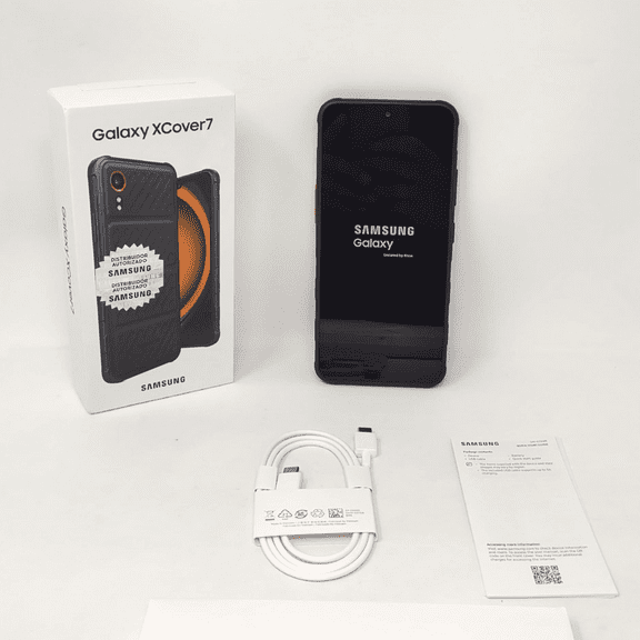 Pre-Owned Samsung Galaxy XCover7 5G 128GB G556B Global Unlocked 6.6" 6GB RAM 50MP Rugged Smartphone - International Version - Black