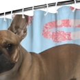 thumbnail image 2 of French Bulldogs Shower Curtain 72"x84" ,Bathroom Decorative Shower Curtains Set with 12 Hooks,Modern Waterproof Washable Shower Curtain, 2 of 4