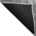 thumbnail image 4 of 9' X 12' Gray And Charcoal Geometric Washable Indoor Outdoor Area Rug, 4 of 5