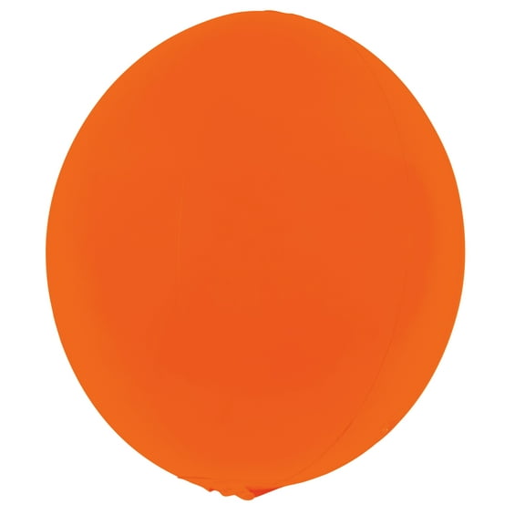 SSWBasics 20" Reusable Vinyl Balloon - Orange- Orange Reusable Balloons for Dealerships - Durable Vinyl Plastic Balloons Long-Lasting Permanent Balloons for Indoor and Outdoor Use