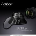 thumbnail image 2 of Andoer UV Filter Lens Protector 67mm Ultra-Violet for Nikon DSLR Camera, 2 of 6