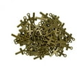 thumbnail image 1 of 4x DIY Colgante para Joyería Estrella / Rosa / Árbol / Cruz etc Sunnimix  encantos de cruz de bronce antiguo, 1 of 7