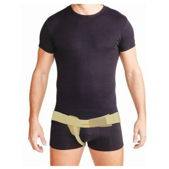Meditex Uriel Ceinture de Soutien pour Hernie Inguinale Côté Droit avec Coussinet de Compression (TG)