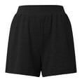 thumbnail image 5 of WAYUTE 2 Piece Sets for Women Oversized 3/4 Sleeve Solid Color Tops and Elastic Waist Baggy Trendy Shorts Sets Loungewear, 5 of 6
