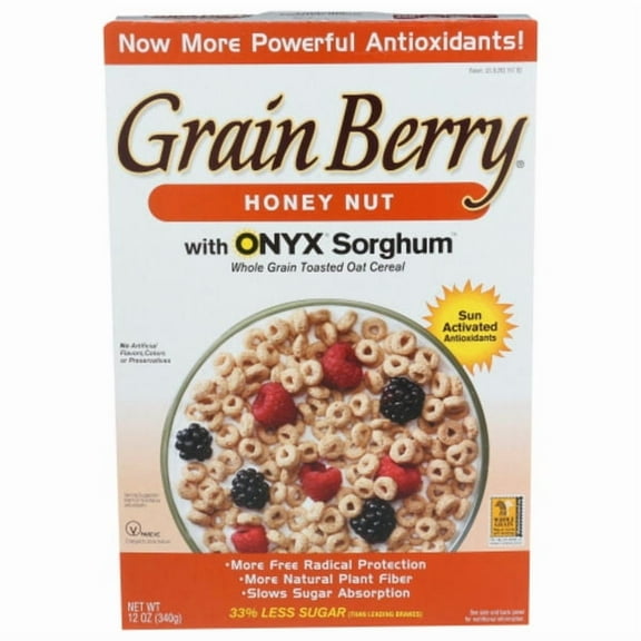 Grain Berry Honey Nut Cereal 12 oz Package May Vary