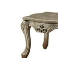thumbnail image 4 of ACME Ranita Marble Top End Table with Carved Floral Champagne, 4 of 5