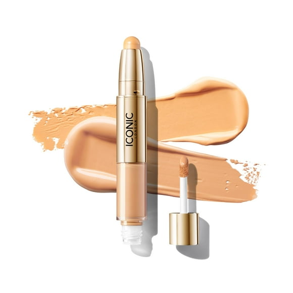Corrector ICONIC LONDON Radiant Duo Creamy Liquid + Crayón