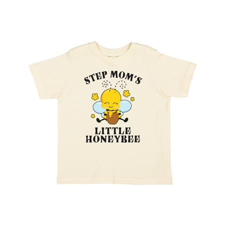 

Inktastic Cute Bee Step Mom s Little Honeybee with Stars Gift Toddler Boy or Toddler Girl T-Shirt