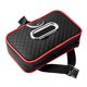 thumbnail image 4 of Soporte de pañuelos perfecl para reposabrazos de coche Caja de servilletas de piel sintética Negro y rojo, 4 of 8