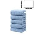 thumbnail image 3 of 5-Piece Cotton Towel Set | Soft & Absorbent Bath Towels | 30.7"x13" | White, Blue, Gray, Beige | Hotel & Home Use | Quick-Drying & Durable, 3 of 6