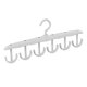 thumbnail image 3 of 5x perchas giratorias, estantes colgantes con 12 ganchos, organizadores de ropa que ahorran espacio, perchas para bolsos, sujetador, almacenamiento en Gris, 3 of 7