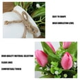thumbnail image 3 of Indoor Desktop Decor for Lively Charm Small Ceramic Vase with Artificial Potted Flowers, 3 of 5
