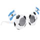 thumbnail image 1 of EeaseMX Decoración de gafas de sol para fiesta, gafas con forma de balón de fútbol, gafas con bandera, accesorio para animar, 1 of 8