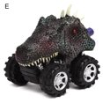 thumbnail image 2 of Trayknick Cartoon Dinosaur Racing Car Pull Back Vehicle Children Kids Boys Model Toy Gift E, 2 of 13
