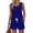 Blue(Striped), variant on Iaqnaocc 2 Piece Sets for Women Casual Womens Short Sets Square Neck Tank Top and Shorts Summer Striped Set Vacation Outfits for Women Green 3XL
