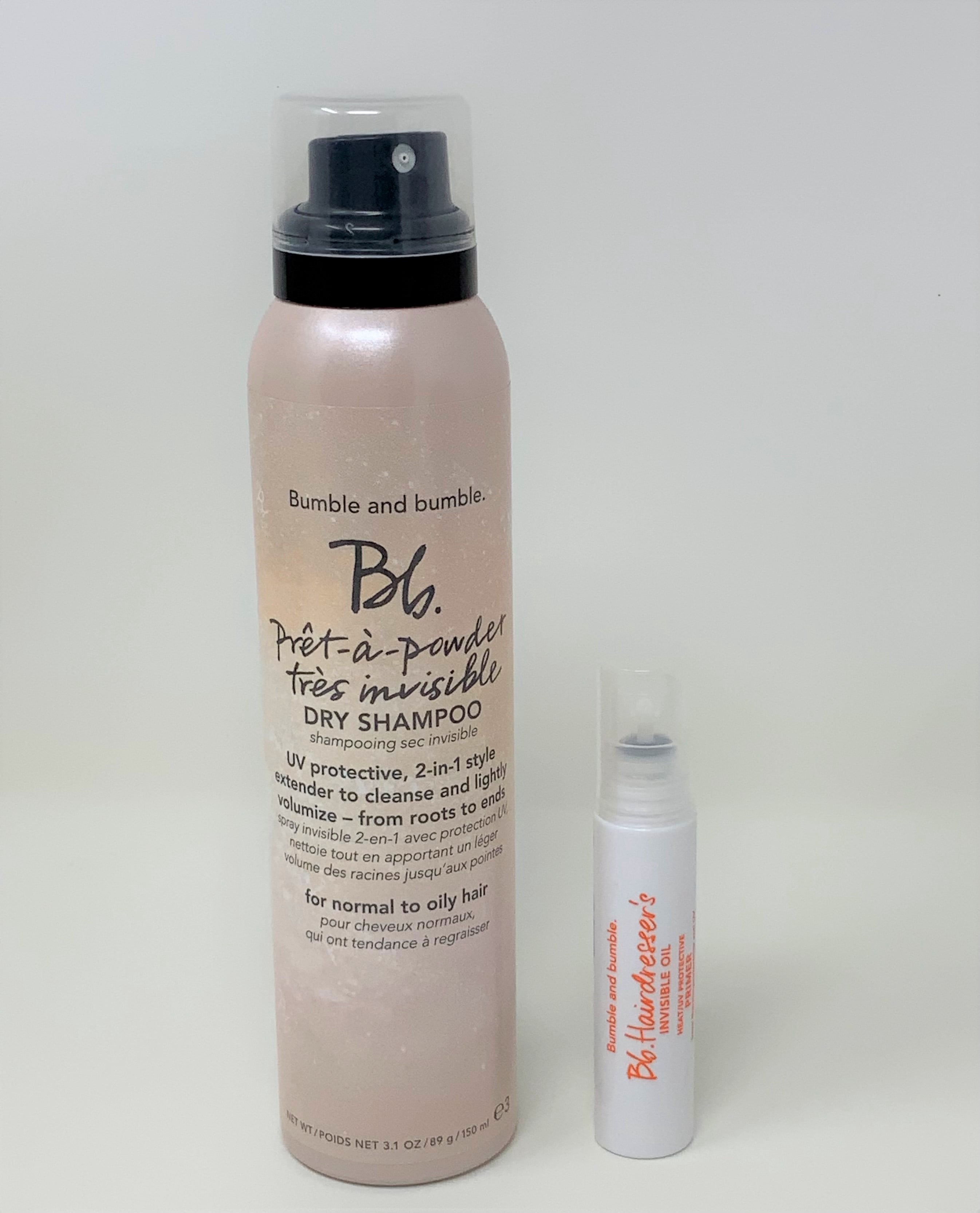 Bumble And Bumble Instant Clean Hair 1 Pret a Powder Tres Invisible  Dry Shampoo 3.1 oz / 1 Hairdresser's  invisible Oil .34 fl oz