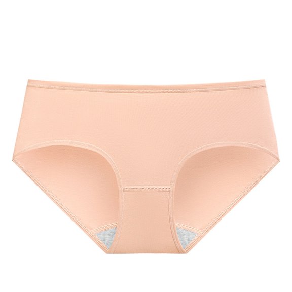 IFNWSV Womens Cotton Underwear Plus Size Mid Rise Breathable Soft Bikini Panties for Women Daily Comfort Khaki S