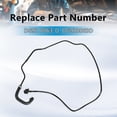 thumbnail image 4 of New Black Radiator Coolant Recovery Tank Overflow Hose for 2013-2020 Ford Fusion, 4 of 9