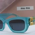 thumbnail image 3 of MIU MIU MU09WS 19L09T Transparent Ivy Opal/Dark Grey 53-22-135 Sunglasses New..., 3 of 6