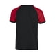 thumbnail image 3 of Clique - Camiseta Raglan para Adultos Unisex (Negro, Rojo), 3 of 4