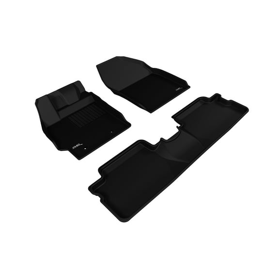 3D MAXpider Custom Fit Kagu Floor Mat (Black) Compatible with Scion XB 2013-2015 - Full Set