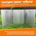 thumbnail image 2 of Maoww Outdoor Patio Heater Reflector Heat Reflector Electroplated Iron Removable Panels, 2 of 6