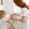 thumbnail image 7 of REGALWOVEN Pure Cotton Soft Hand Towels, Wavy Stripe Highly Absorbent Towels, 2 Pack Decorative Towel Set for Bathroom, Guest Room, Holiday Beige 29" x 13", 7 of 7
