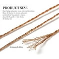 thumbnail image 2 of 10 Skeins 12-Ply Metallic Polyester Embroidery Floss Glitter Cross Stitch Threads for Craft Needlework Hand Embroidery Friendship Bracelets String Sienna 0.8mm about 8.75 Yards(8m)/skein, 2 of 5