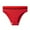 Red, variant on Rohuuque Women's Bikini Bottom Cotton Fashion Sport Briefs Solid Color Comfort Skin Friendly Underwear Beige
