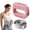 Pink, variant on Solaro Ab Belt, Multifunctional Full-Body Massager, Hands-Free Electric Massager, Ergonomic Design with Waist Belt, Adjustable Massage Modes, 3 Modes & 6 Intensities
