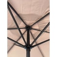 thumbnail image 2 of Rhino 9' Steel Patio w/Crank Umbrella - Beige, 2 of 6