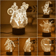 thumbnail image 2 of Lámpara de luces LED 3D con forma de anime, Iron Man, Spiderman, figuras de acción de Disney, lámpara de dormitorio para niños, juguetes LED, modelo de decoración, regalo para niños, 2 of 5