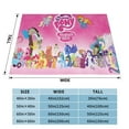 thumbnail image 4 of My Lit-Tle Pony Fleece Blanket Super Soft Cozy Throw Blanket Fuzzy Comfy Flannel Blanket Warm Plush Blankets And Throws For Couch, Sofa, Bed 40"X30", 4 of 7
