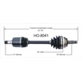 thumbnail image 4 of SurTrack HO-8041 CV Axle Shaft, 4 of 4