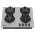 thumbnail image 4 of parrilla de empotre a gas de cristal 60 cm gris, 4 of 6