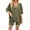 1# Army Green, variant on TEMOFON Womens Two Piece Sets Oversized Lounge Pajamas Summer V Neck T Shirts Tops Biker Shorts Set Loungewear Outfits Tracksuit