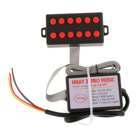 Colaxi Car Controller Sound Control Unit Waterproof Easy to Install Electric Speaker for Truck Car Emergency Vehicles 12 Sound