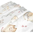 thumbnail image 3 of Coolnut Cute Chubby Cat Shower Curtain Set, with Rug and Shower Curtain, Waterproof and Durable, with Hooks, Bathroom, 60x72in Home Decor, 3 of 7