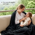 thumbnail image 6 of Utopia Bedding Black Fleece Blanket Queen Size Fuzzy Plush Anti-Static Microfiber Bed Blanket (90x90 Inch), 6 of 9