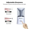 thumbnail image 4 of tenwin Electric Pencil Sharpener Heavy Duty Pencil Sharpener Auto Stop Adjustable Sharpness for 6-8mm Pencil, 4 of 8