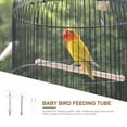 thumbnail image 3 of GAXIRE 1set Bird Feeder Kit Parrot For Liquid Milk Includes Feeders With Tubes Rings For Cockatiels Sick Birds, 3 of 8