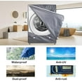 thumbnail image 6 of 2Pack Washer and Dryer Covers, Washing Machine Cover with Zipper Design, Waterproof & Dustproof & Anti-UV Washer Covers Fit for Most Front Load Machine, 27"W x 33"D x 39"H -Grey, 6 of 14