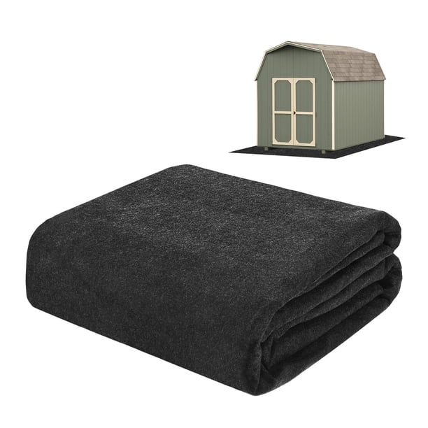 Mat de Almacenamiento Exterior Uxcell, Mat de Piso Impermeable para Cobertizo Pequeño para Proteger el Piso de Muebles de Patio 4x6.3 FT