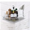 thumbnail image 1 of Estante de almacenamiento para baño Estante de almacenamiento para inodoro sin perforaciones Estante de esquina para colgar en la pared del inodoro Artículos de tocador de cocina, 1 of 5